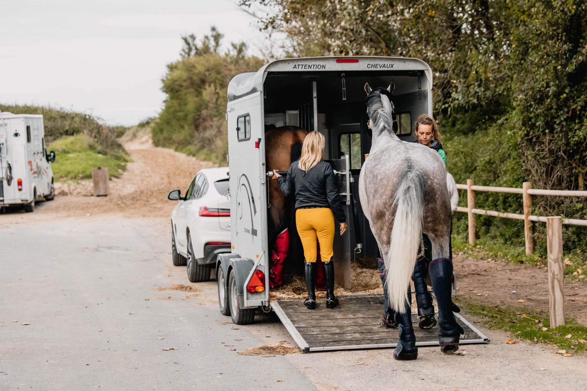 Comment embarquer un cheval dans un van ?